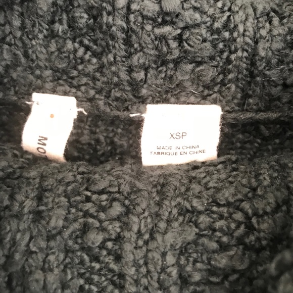 Anthropologie Moth Button Cowl Neck Sweater - Picture 3 of 6